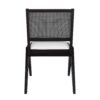 Modern 6 Piece Extendable Dining Table Set With 4 Wicker Back Upholstered Dining Chairs And Long Bench, 2 Removable Leaf - Espresso - Image 24