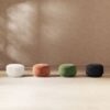 Fuji - Mushroom Footstool Ottoman - Spice Orange - Image 5