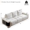 3 Seater Sofa Couch For Living Room, Modern Couches For Small Space, Cat Nest Sofa, For Cat Friendly, Comfy Couch With Waterproof And Cat Scratch Resistant Fabric - Image 6