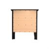 3 Drawer Nightstand - Black - Image 5