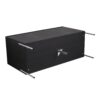 Freestanding Bathroom Vanity With Resin Sink And Storage Cabinet - Dark Oak - Image 16