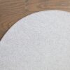 Rabbit - Washable Non - Slip Round Rug - Ivory / Red - Image 2