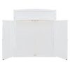 Full Size Loft Bed With Desk, Wardrobes, 4 Drawers And 4 Shelves - White - Image 11