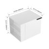 Modern 24" Bathroom Vanity, Suitable For Small Bathroom Spaces - White Oak - Image 3