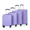 Luggage 4 Piece Lightweight Suitcase With Rotating Wheels, 24" And 28" With Tsa Lock, (16/20/24/28) - Light Purple - Image 14