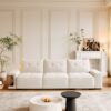 3 Seater Sofa Couch For Living Room, Modern Couches For Small Space, Cat Nest Sofa, For Cat Friendly, Comfy Couch With Waterproof And Cat Scratch Resistant Fabric - Image 27