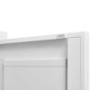 Metal Kitchen Storage Cabinet, Kitchen Pantry Storage Cabinet With Doors And Shelves, Storage Cabinet With Adjustable Leveling Foot For Kitchen, Living Room And Dining Room - White - Image 11