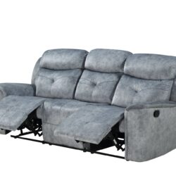 Mariana - Manual Recliner Sofa - Silver Gray