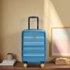 Carry On Luggage Airline Approved Carry On Suitcase With Tsa Approved Carry On Luggage With Wheels Carry On Bag Hard Shell Suitcases - Blue - Image 2