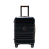 20" Carry On Luggage Lightweight Suitcase Tsa Lock USB Port Luggage Wheel Lock Artificial Leather Top Handle Spinner Wheels - Black - Image 8