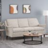 3 Seater, Stationary Sofa - Beige - Image 14