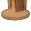 Close Knit Corner End Table - Oak - Image 6
