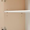Minimalist Style Large Storage Space Sideboard With 4 Doors And Rebound Device For Living Room And Entryway - Apricot Cream - Image 11