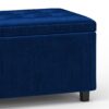 Cosmopolitan - Storage Ottoman - Blue - Image 7