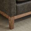 Elegant Upholstered Bench, Daybed, Ottman With Wood Legs & 2 Bolster Pillows For Bedroom, Living Room, Entryway - Gray - Image 13