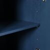 Modern 4 Door Sideboard With Creative Carved Surface And Adjustable Shelves - Light Blue - Image 12
