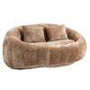 Bean Bag Sofa Lazy Sofa Durable Comfort Lounger High Back Bean Bag Chair Couch - Coffee - Image 14