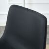 (Set of 2) Modern Minimalist Style Material Bar Stools, Suitable For Kitchen, Bar And Modern Home Design - Black - Image 16