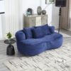 Bean Bag Sofa Lazy Sofa Durable Comfort Lounger High Back Chair For Adults And Kids, Indoor & Outdoor - Navy - Image 3