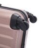 3 Piece Hard Luggage Set With Swivel Wheels And Password Lock, 20 / 24 / 28 " - Rose Gold - Image 6