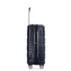 Luggage Set Of 5 Pieces, Expandable Hard Pc Luggage Set With Tsa Lock For Rotating Wheels, Lightweight Rolling Luggage - Black - Image 14