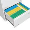 Filing Cabinet Lateral File Cabinet With Lock, 3 Drawer - White - Image 9