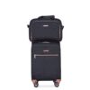 4 Piece Set (16/20/24/28), Softshell Suitcase Spinner Wheels Terylene Luggage Sets Carry On Suitcase Luggage Lightweight Durable Suitcase - Black - Image 16