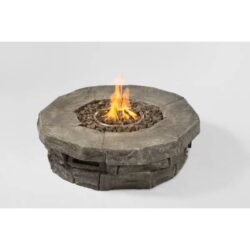 Outdoor Fire Pit Table - Gray