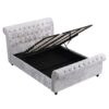 Hartfried - Queen Size Upholstered Storage Bed - Beige - Image 7