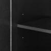 Tall Bathroom Storage Cabinet, Cabinet With 2 Doors And Drawers, Adjustable Shelf - Black - Image 22