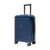 20" Carry On Luggage Lightweight Suitcase Tsa Lock USB Port Luggage Wheel Lock Artificial Leather Top Handle Spinner Wheels - Blue - Image 6