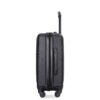 20" Carry On Luggage Lightweight Suitcase, Spinner Wheels - Black - Image 10