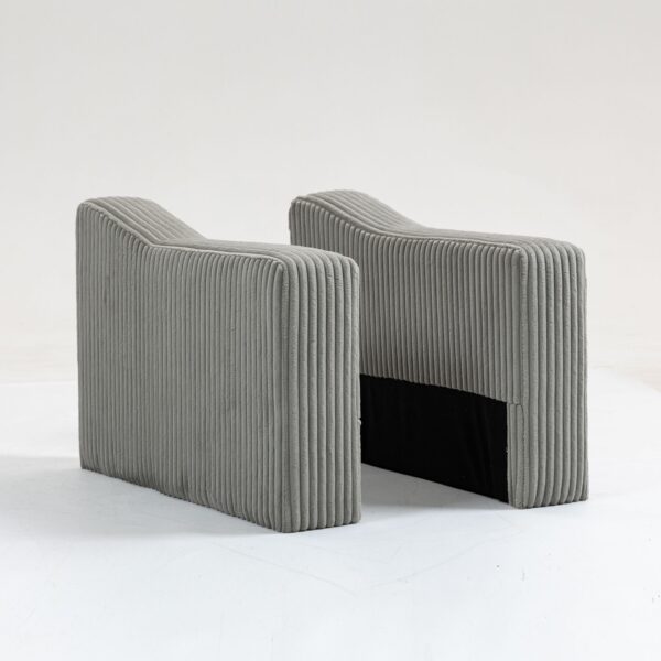 Modular Sofa Single Armrest Backrest Module For Modular Sectional Sofa Couch Side Armrest - Gray