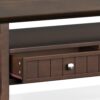 Acadian - Coffee Table With Drawer - Brown - Image 9