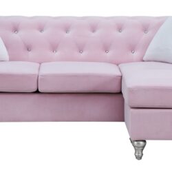 Raisa - Sofa Chaise - Pink