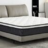 10" King Hybrid Mattress A Box, Pillow Top Bed Cushion With Breathable And Hypoallergenic Design, Medium Firm For Lumbar Support - White / Gray - Image 4