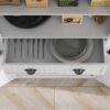 Homcom - 72" Kitchen Pantry, Tall Storage Cabinet, Freestanding Cupboard With Drawer, Doors And Adjustable Shelves - White - Image 8