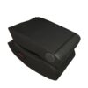 Foldable Gaming Chair With Onboard Speakers, LED Strip Lighting, Bluetooth, Vibration Massage, USB Charging Port - Black - Image 12