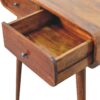 Curved Hallway Table - Chestnut - Image 4