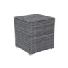 8 Piece Patio Sectional Wicker Rattan Outdoor Furniture Sof Set With One Storage Box Under Seat And Cushion Box - Gray / Black - Image 12