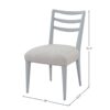 Ladderback Side Dining Chair (Set of 2) - Light Blue - Image 6