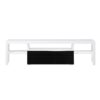 Buck II - High Gloss TV Stand - White / Black - Image 2