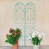2 Pack Metal Garden Trellis Rustproof Trellis For Climbing Plant Outdoor Flower Support - Green - Image 6