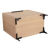 Bathroom Vanity Base With Storage Cabinet, Engineering Wood - Oak - Image 12