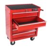 5 Drawers Multifunctional Tool Cart With Wheels - Red - Image 6
