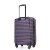 20" Carry On Luggage Lightweight Suitcase, Spinner Wheels - Purple - Image 8