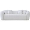 Markus - Mid-Century Modern Luxury Tight Back Couch - White - Image 7