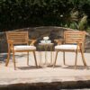 Dining Chair With Water Resistant Cushion - Teak - Image 2