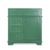 30" Bathroom Vanity With Sink, 1 Tip Out Drawer, 3 Drawers, Door Shelf, Soft Closing Door - Green - Image 13