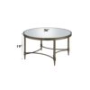 Aditya - Mirrored Antique Brass Coffee Table - Antique Brass - Image 6